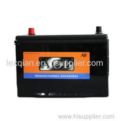 High Performance Long Lifespan Car Battery 12V 60Ah Sealed Maintenance Free