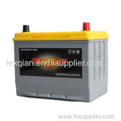 Quality Sealed Maintenance Free Car Battery 12V 70AH