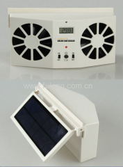 2W solar power car fan