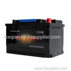 High Performance Long Life Car Battery 12V 66AH