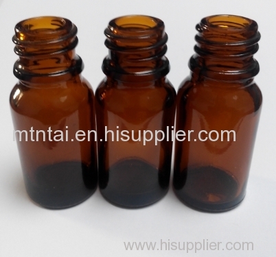 Essential oil bottles in amber color
