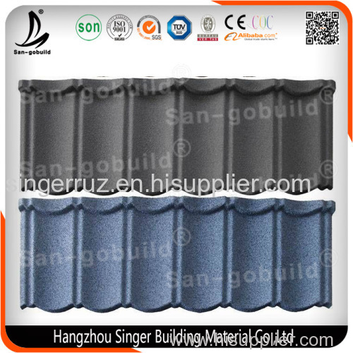 Stone coated roof tile
