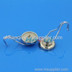 rotating Neodymium pot magnet with hook