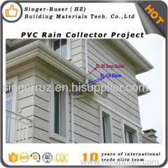 PVC Plastic Rain Water Collector For House Used