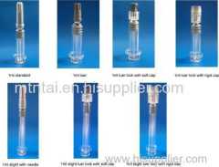 Prefilled syringes glass material from Germany