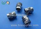 Customized Small Metal Fasteners Stainless Steel Knurled Threaded Insert