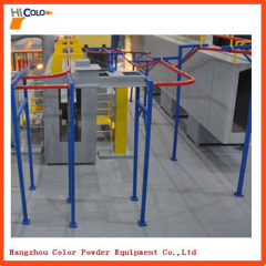 Automatic Powder Coating Plant with Drying and Curing Tunnel Oven