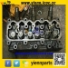 ISUZU 3AB1 Cylinder Head assy Used parts for HITAICHI EX50UR EX50URG Mini excavators 3AB1 diesel engine repair parts