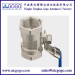 1PC Ball valve Stainless steel SS304 Small Ball Valve Female thread 1/4" BSP 2 way valve