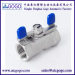 1PC Ball valve Stainless steel SS304 Small Ball Valve Female thread 1/4" BSP 2 way valve