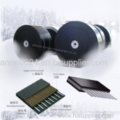 Steel cord rubber conveyor belt for hot sale