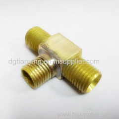 Brass Fittings Weld Brass Male Tee