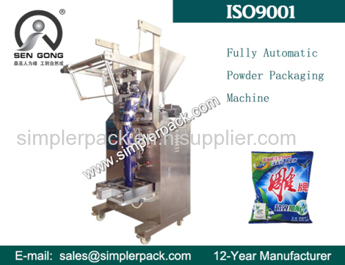 Fully Automatic Back Seal Bag Sugar Powder Packaging Machine with Auger Filler r Sugar Powder Packaging Machine