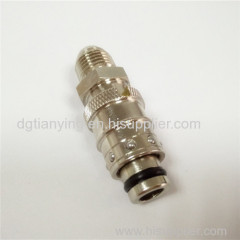 Staubli connector nipple straight flare fitting