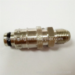 Staubli connector nipple straight flare fitting