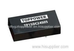 15W Wide Input Voltage DC/DC Converters REGULATED converter