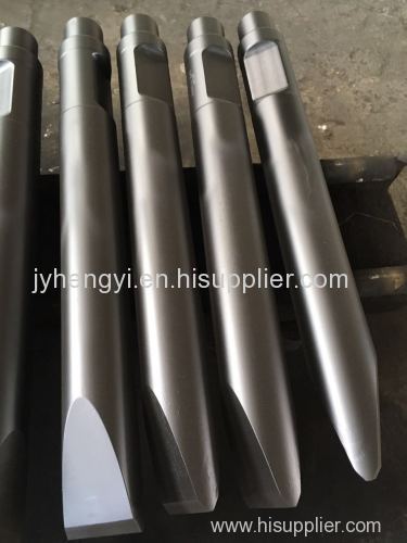 Hydraulic breaker chisel wedge type/ blunt type/ moil type/ cone type