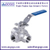 stainless steel switch ball valve 2 inch BSP female thread SS304 3 way water ball valve