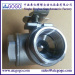 stainless steel switch ball valve 2 inch BSP female thread SS304 3 way water ball valve