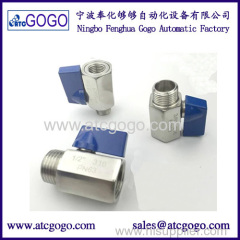 High quality MINI Ball valve Stainless steel 1/2