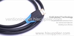 wholesale flat & round HDMI cable gold plated male to male