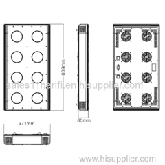 led lights to grow plants Herifi Dolphin series 320*3w DP008