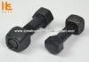 Black Tensile Rubber Track Pads For Vogele Asphalt Paver Quick Wear Parts