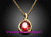 Shanbao Jewelry Imitation Jewelry Gold Plated Fashion Costume Zircon Jewelry Necklaces