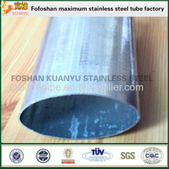 Stainless Steel Oval Pipes Stainless Steel Section Tube For Chemical Used