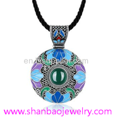 Shanbao Jewelry Imitation Jewelry Fashion Costume Jewelry China Style Gemstone Women Party Necklaces