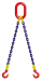 chain sling 1-leg flexi leg with clevi safety hook