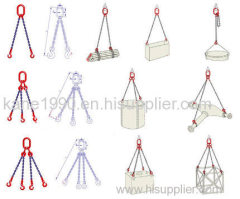 G80 chain sling 3 legs with high quality from professional manufacturer