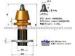 Recycling Round Shank Road Milling Bits Asphalt Milling Tools