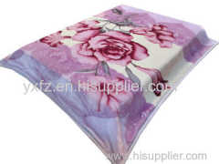 Big flower design bedding blankets