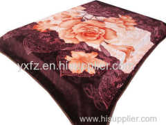 Big flower design bedding blankets