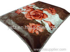 Big flower design bedding blankets