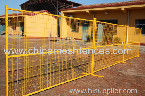 powder coated Canada temporary fence PVC coated Canada temporary panel