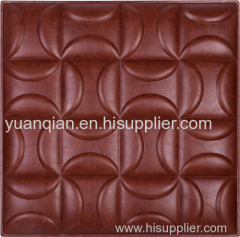 Hot selling 3D leather panel