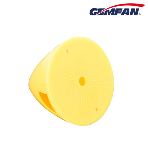 Remote Control Aircraft Plane Assembly Parts Propeller 57mm Plastic Backplate Nylon yellow Spinner