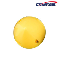 RC Aircraft Plane Assembly Parts Propeller 57mm Plastic Backplate Nylon yellow Spinner