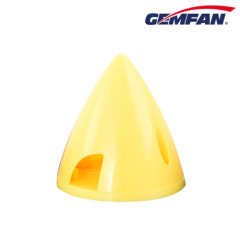 RC Aircraft Plane Assembly Parts Propeller 57mm Plastic Backplate Nylon yellow Spinner