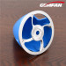 82 mm 2 blade blue Aluminium Backplate Nylon Spinner for rc drone racing
