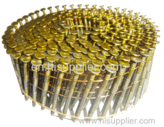 15/16 Degree Flat Top Wire Collation Galvanized Coil Nails