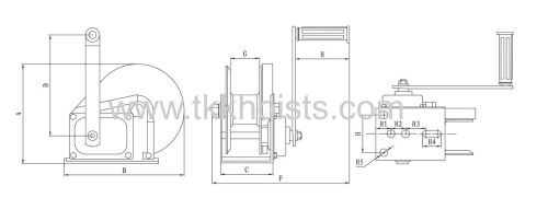 Disc Brake Hand Winches