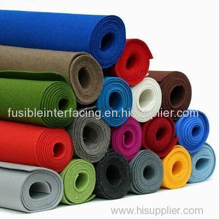 PET Colorful Felt Fabric for Carft