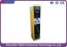 Barcode Printer Tempered Glass Auto Parking Ticket Machine Yellow / Blue / Grey