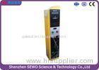 Barcode Printer Tempered Glass Auto Parking Ticket Machine Yellow / Blue / Grey