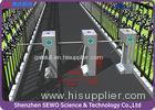 Half height Tripod Turnstile Gate with 304 Stainless Steel Intelligent Fingerprint