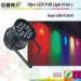 IP20 waterproof color changing led par can lights dmx512 for stage performance