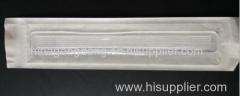 Dental surgical straight tongue depressor in light plastic